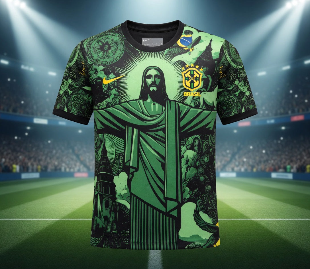 Brazil National Jersey | Green God Mode Edition