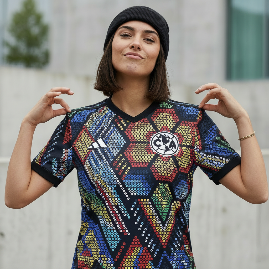 Club América Mosaic Jersey - Black Beanieshop_this_look_amDhCa