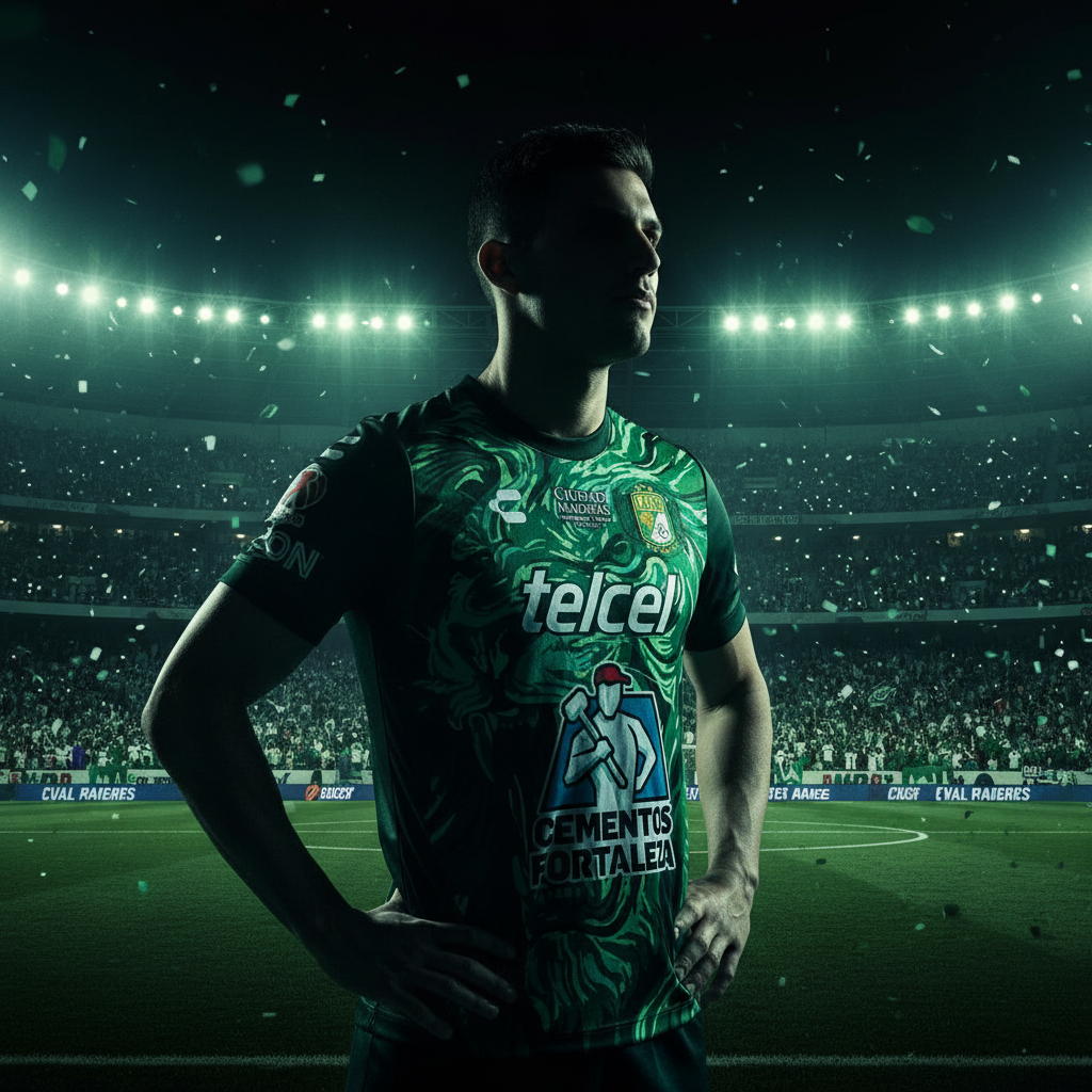 León Jersey — Stadium Background